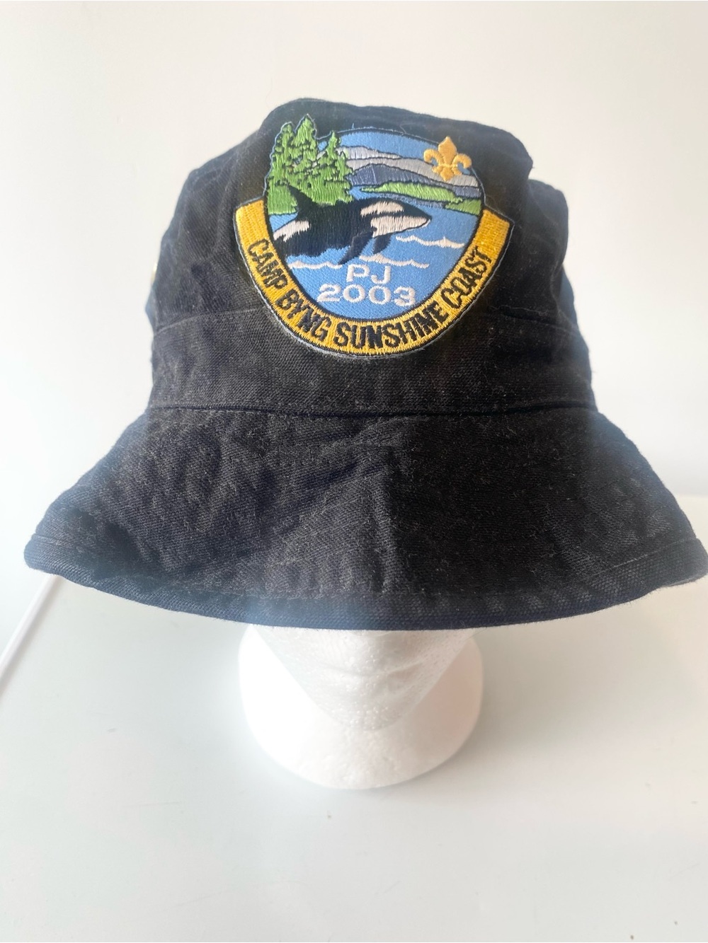 Vintage 2003 Pacific Jamboree Camp Byng Sunshine Coast BC Scout Bucket Hat